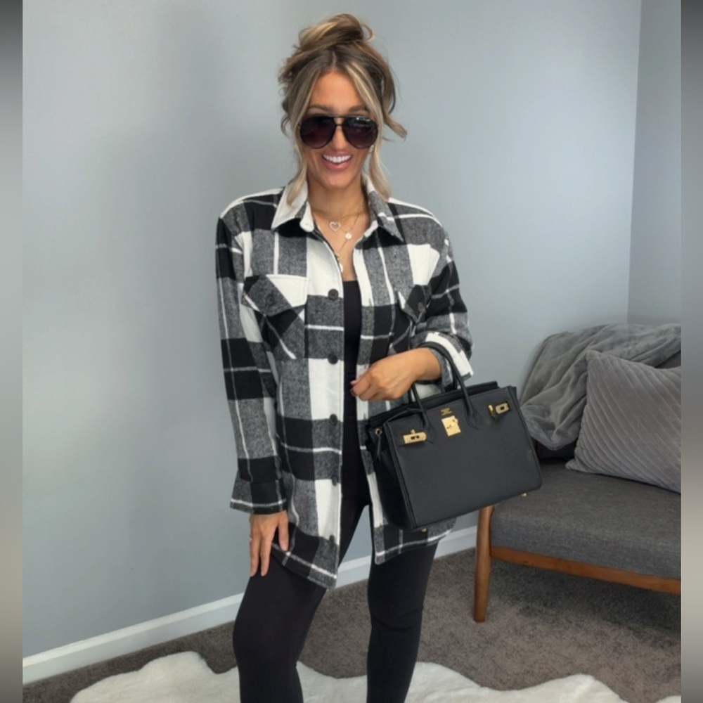 Plaid Shirt Jacket